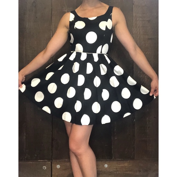 Minkpink Polkadot Dress with Back Cutout XS - Picture 2 of 6